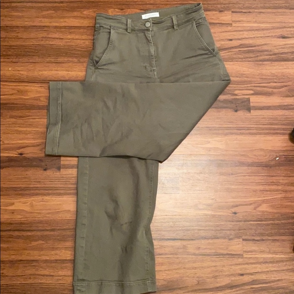 Everlane green Crop Pant, Size 4